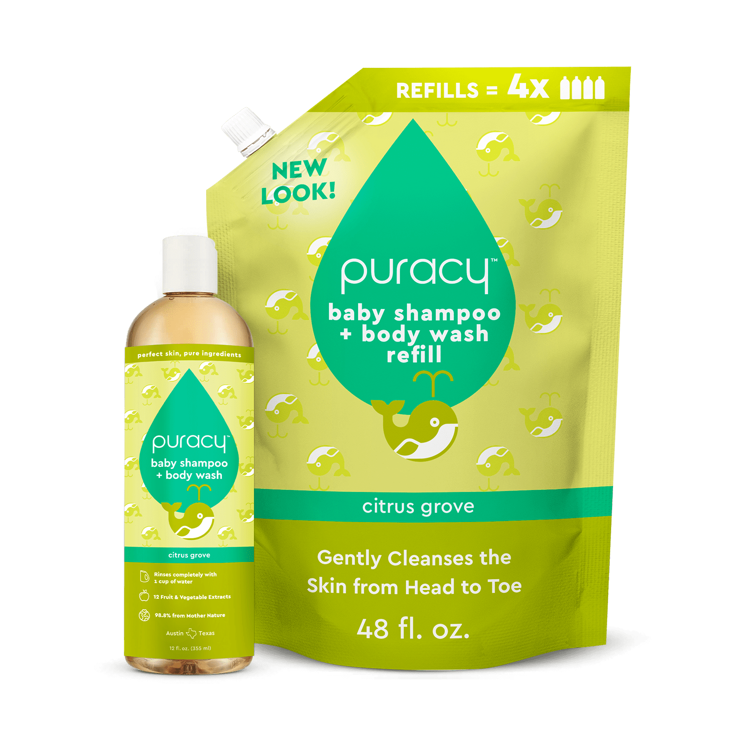 Baby Shampoo & Body Wash (Tear-Free)